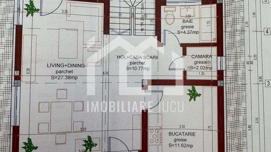 Casa individuala 5 camere, 120mp, Teren 400mp,  Zona Moliturii,  Jucu! - Poză 2