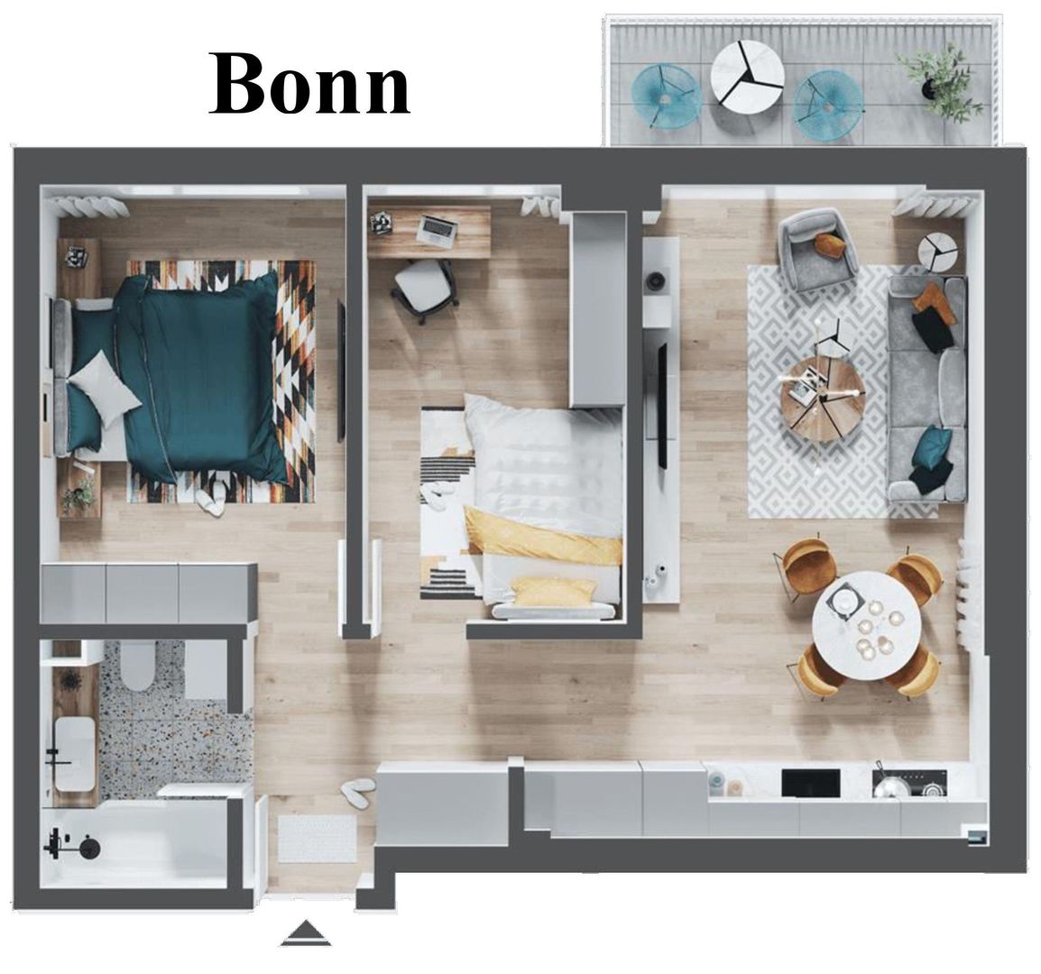 De vanzare APARTAMENTE NOI – la pret de dezvoltator, Nufarul, Oradea - Poză 15