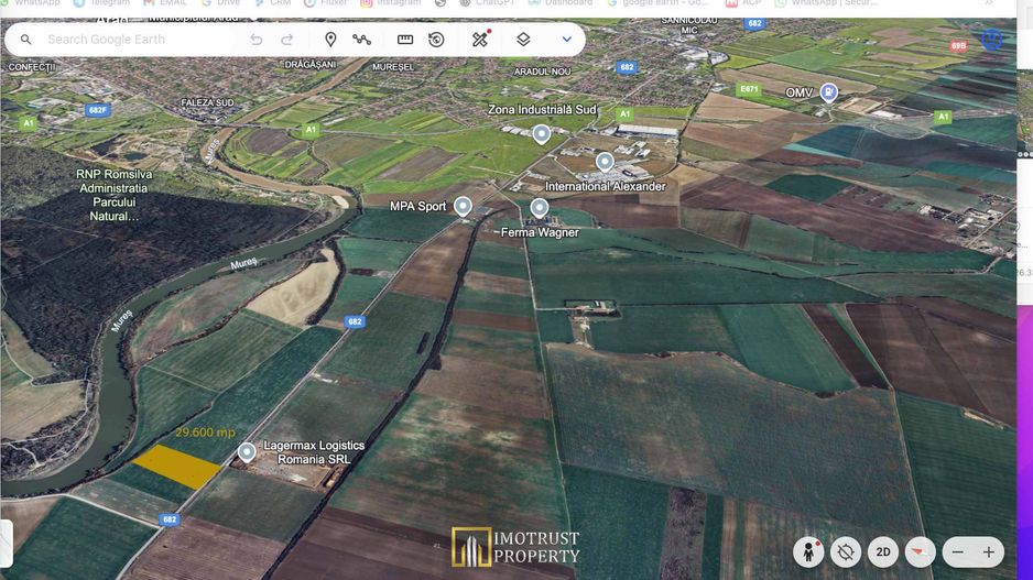 Teren industrial 29.600 mp – acces direct la Autostrada A1, Arad - Poză 1