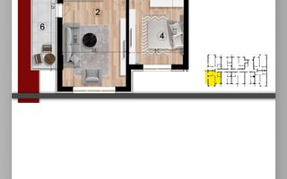 METROU DIMITRIE LEONIDA * Apartament 2 camere mobilat-utilat - Poză 2