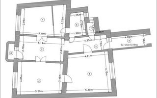 Apartament in imobil istoric, zona centrală in Cluj-Napoca, mobilat. - Poză 12