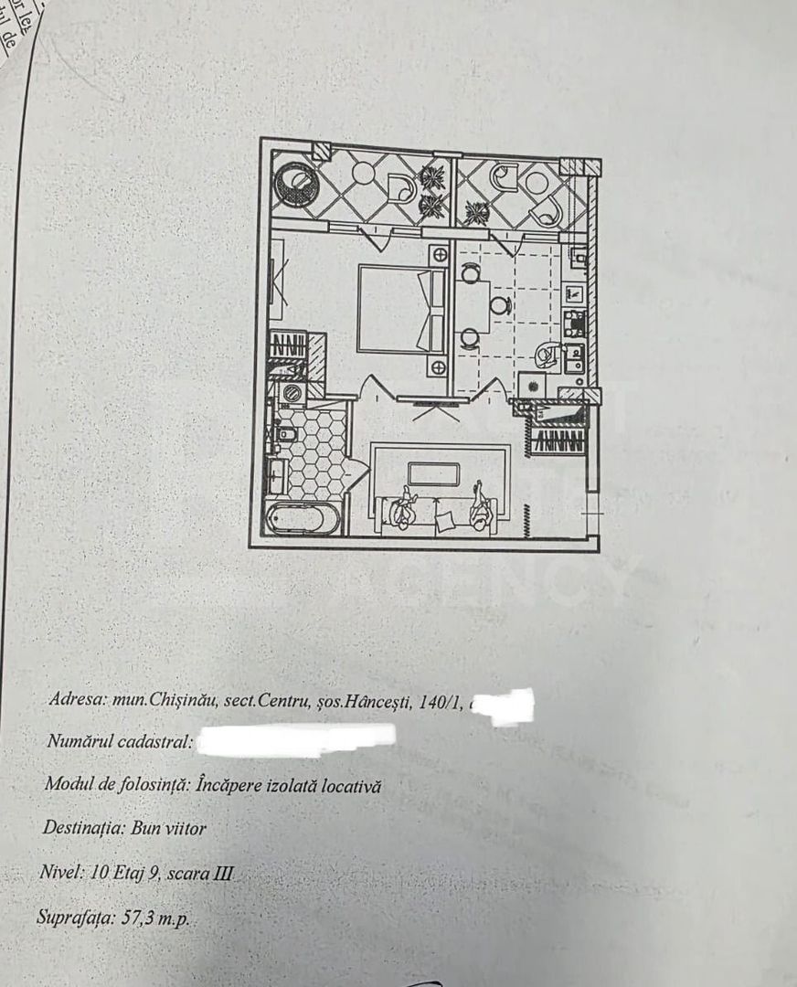 Vânzare, apartament, 2 camere, șos. Hâncești, Telecentru - Poză 4