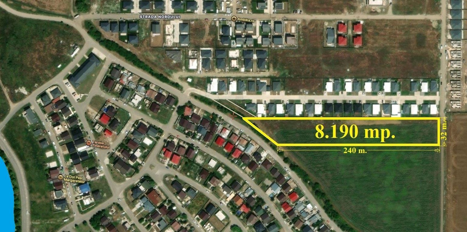OCAZIE ! TUNARI - Cartierul Tineretului, 8.190 mp. teren intravilan - Poză 1