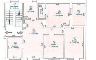 Aapartament renovat 4 camere etaj 2 suprafata 84.66 mp in Piata Cluj - Poză 12