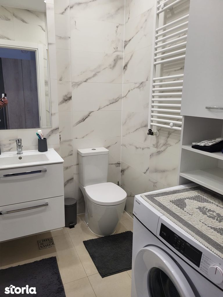 Garsoniera moderna, centrala proprie, balcon mare, Hills Brauner - Poză 10