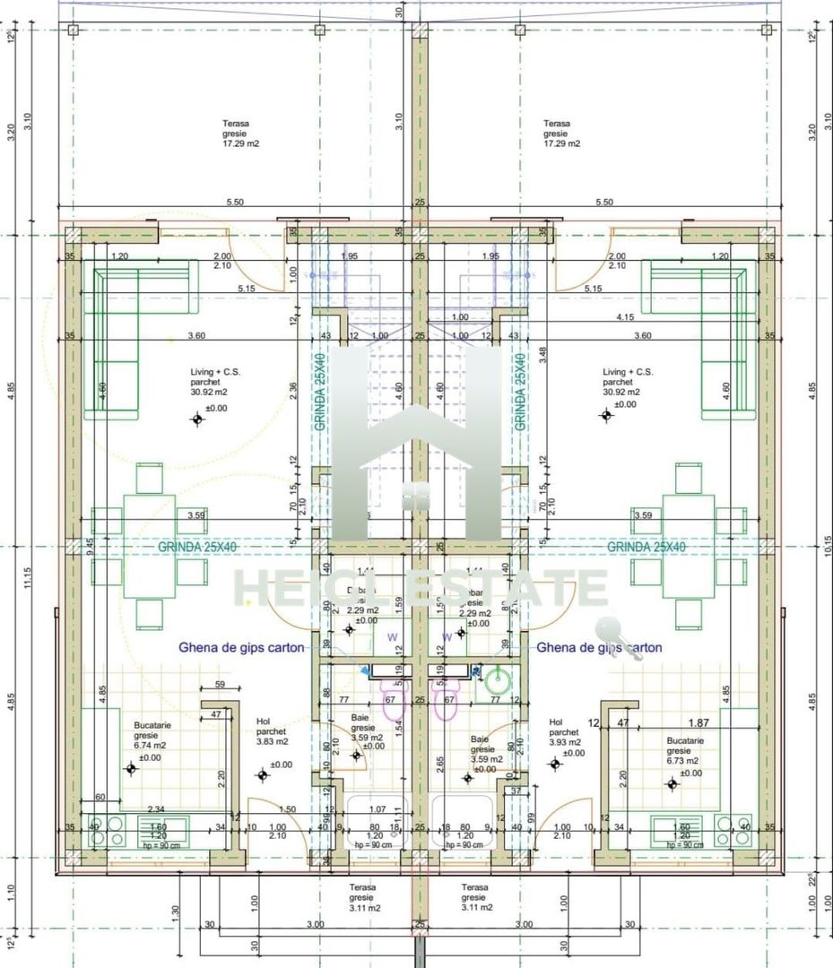 Duplex cu 3 camere Mosnita Noua - Poză 10