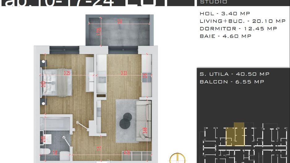 OFERTA STUDIO CU PARCARE 50% discount - Poză 5