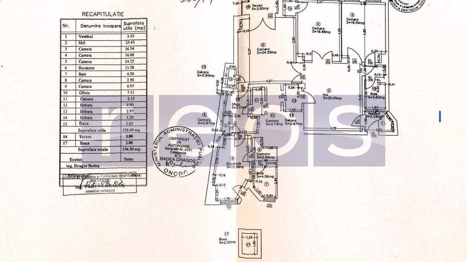 VANZARE 4 CAMERE | MAGHERU - AMZEI | MOBILAT SI UTILAT | 128 MP | - Poză 18