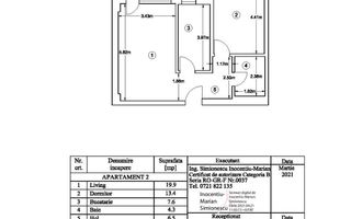VANZARE 2 CAMERE | TERASA 33 MP | PARCARE INCLUSA | PIPERA – ROND OMV | - Poză 17