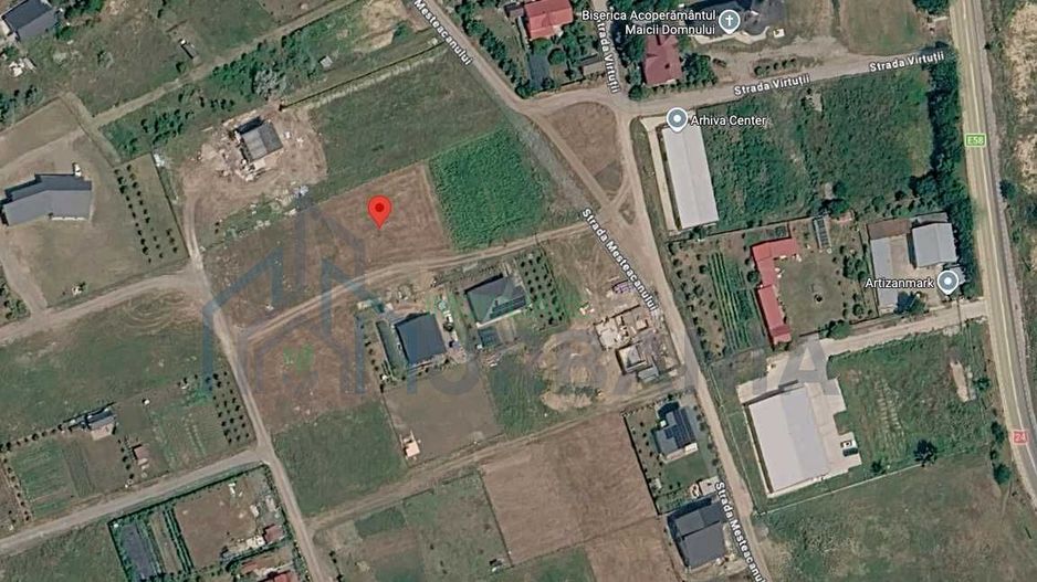Teren intravilan 1.082 mp în Vânători, comuna Popricani, județul Iași – zonă rezidențială nouă, potențial de investiție - Poză 2