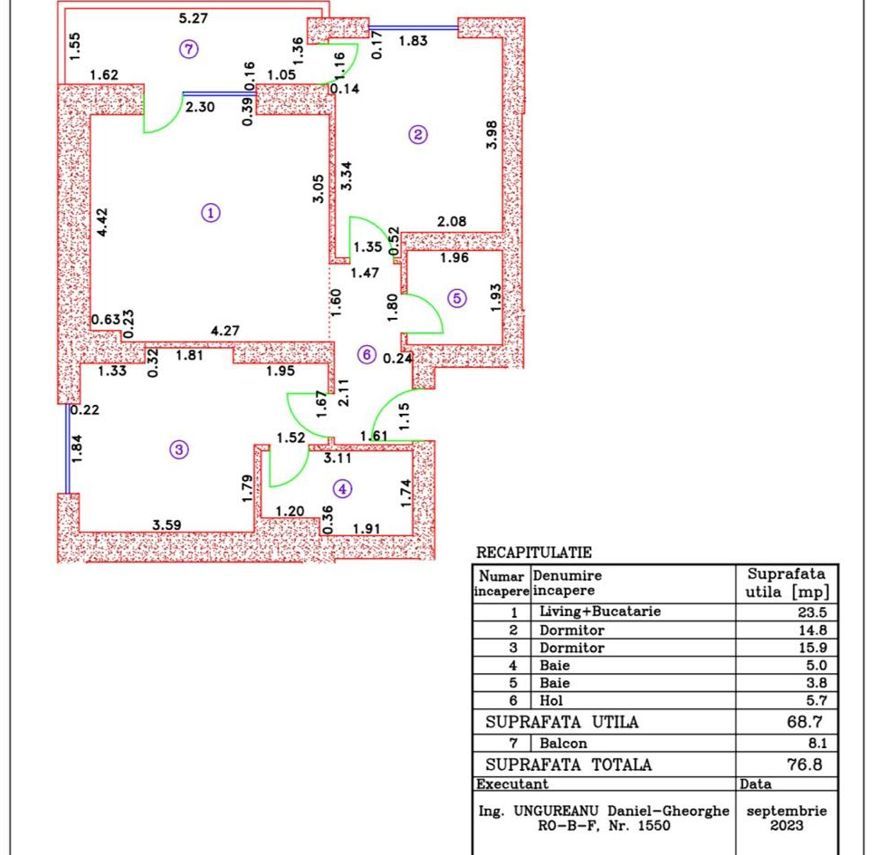 2 camere || Cortina North - Schiță 19