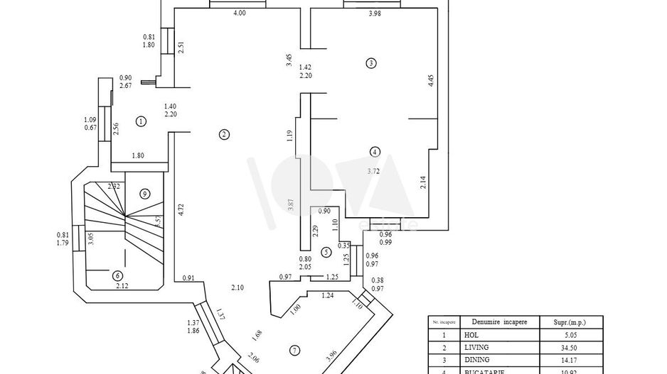 De închiriat: vilă interbelică - stradal - Berzei-190 mp utili - Curte - Poză 12