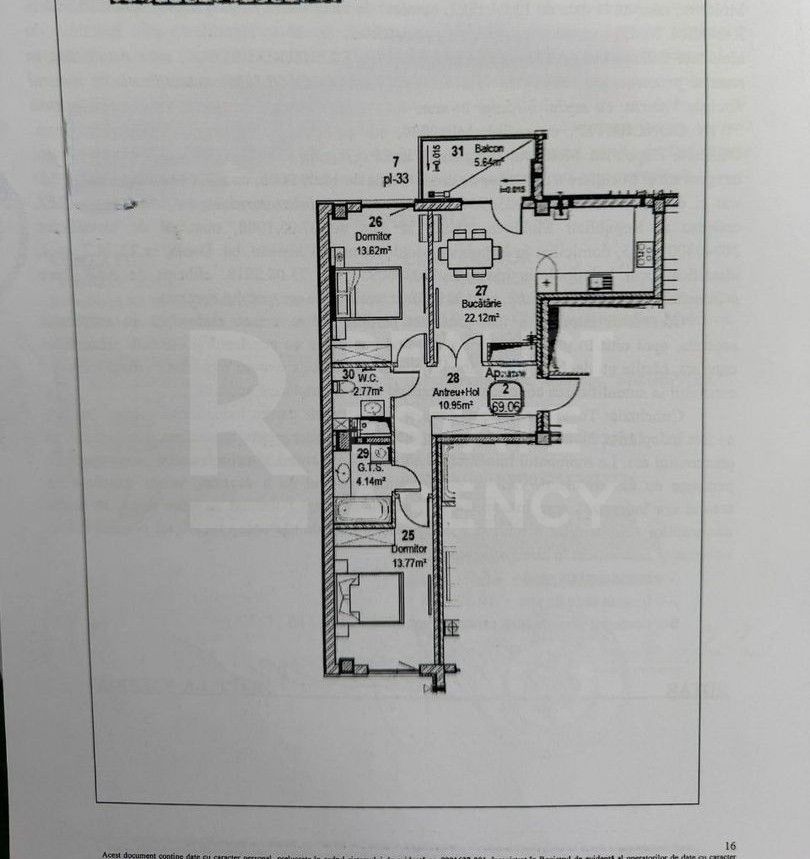 Vânzare, apartament, 2 camere, str. Tudor Vladimirescu, Râșcani - Poză 6