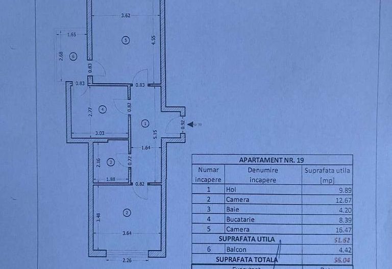 De vanzare apartament 2 camere, Pucheni/Rahova - Poză 6