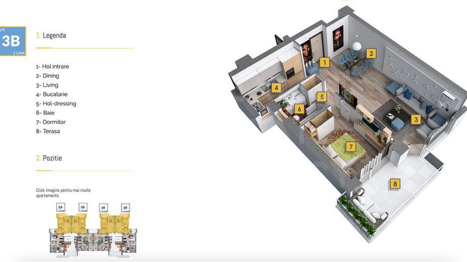 Apartament, 2 camere, Floreasca Residence, București - Poză 6