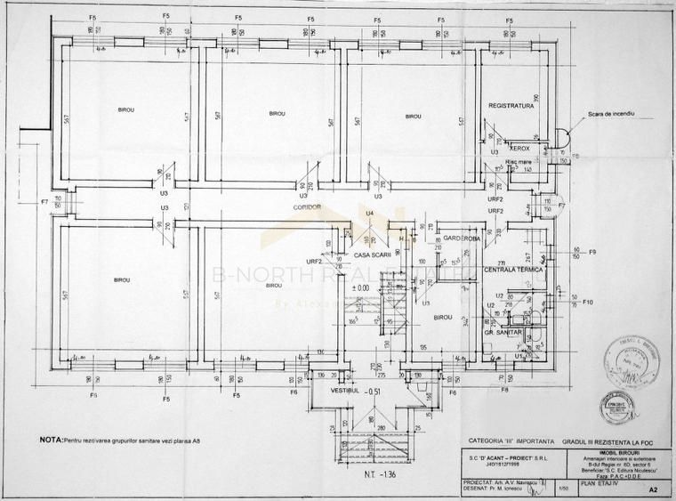 Spații birouri Grozăvești – Regie | 25–350 mp | De la 5,5 €/mp + mentenanță - Poză 16