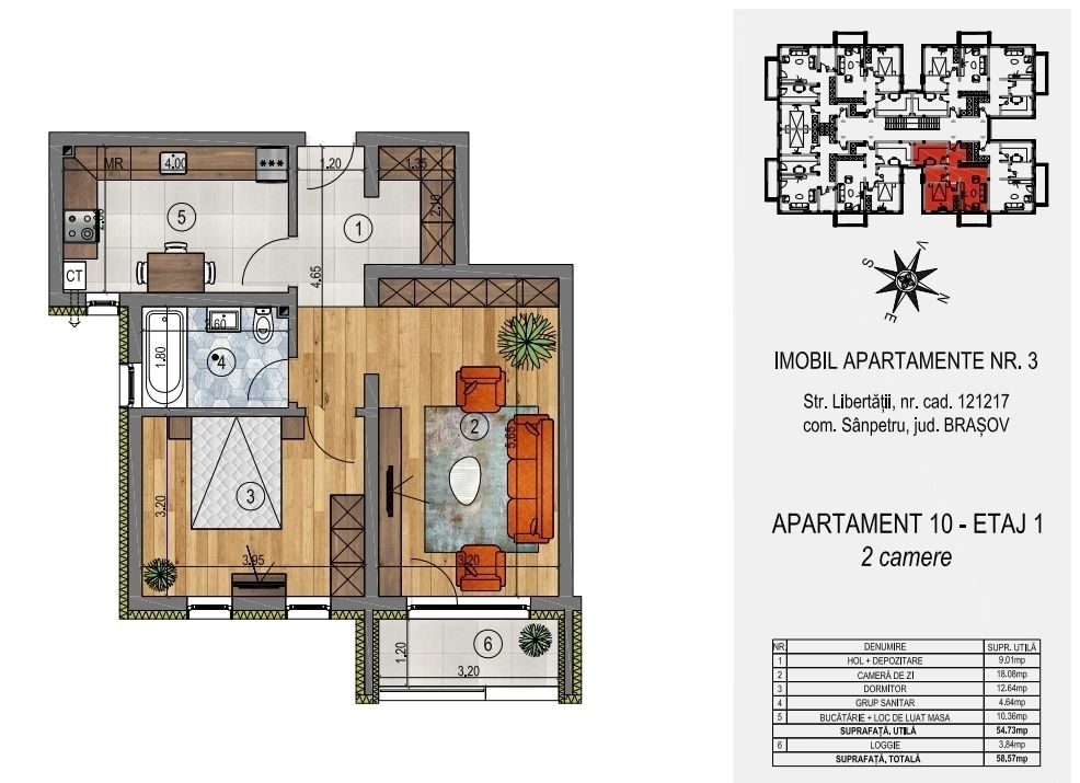DEZVOLTATOR - Apartament 2 camere Etaj 1 SUPER PROMOȚIE!!! - Poză 11