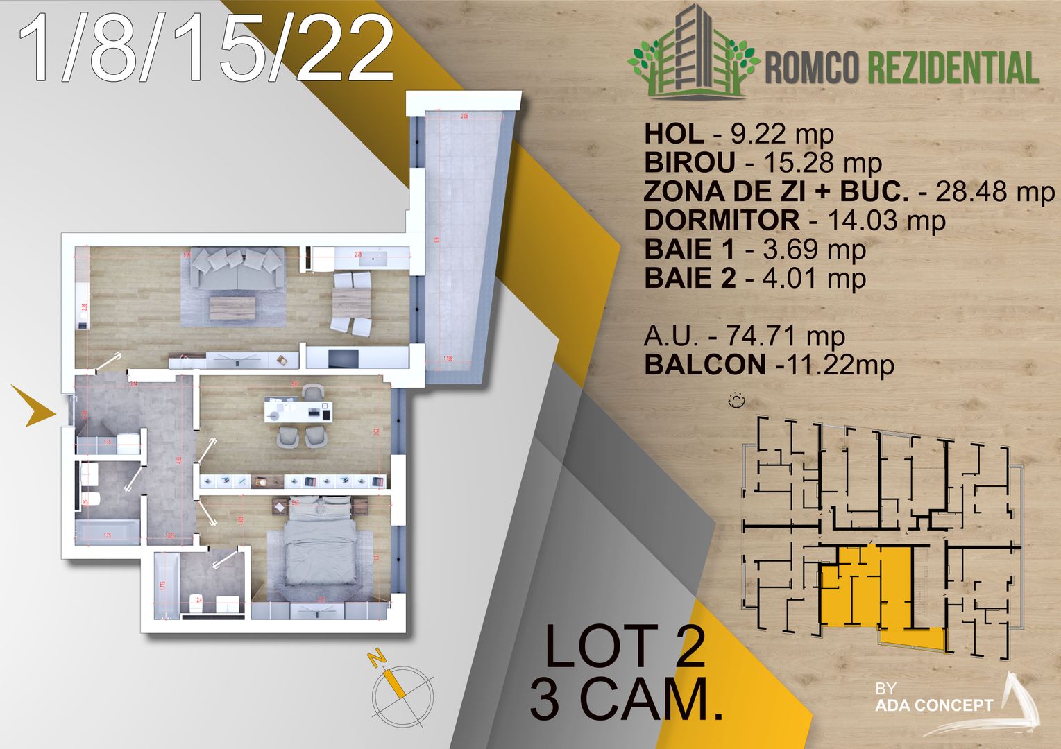 3 camere- panouri solare- tehnologie  NovingAIR - Schiță 5