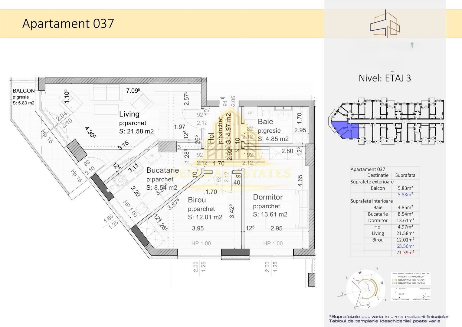 Apartament cu 3 camere, Brasov - Poză 23