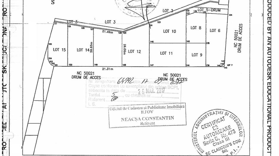 1176 mp | Teren liber | Ideal locuinta | Zona pazita |Pret Promotional - Schiță 11