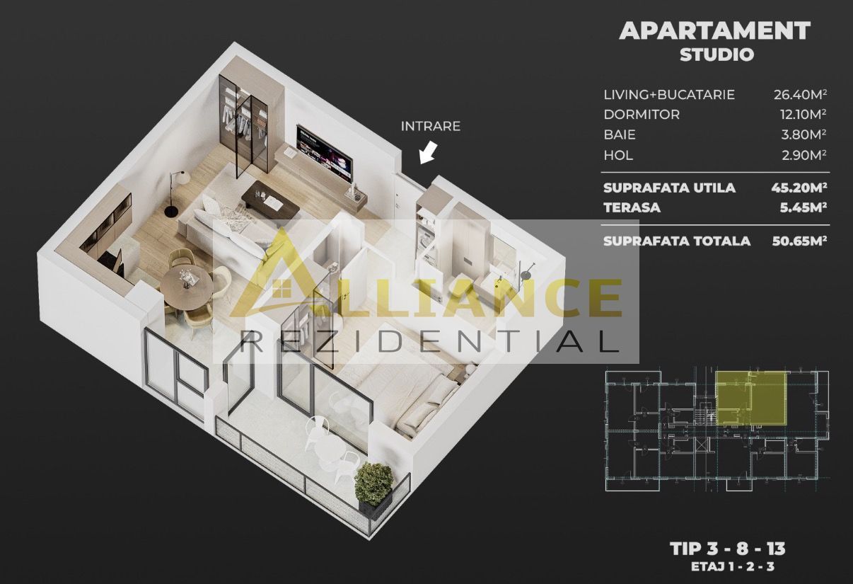 Apartament 2 Camere Nou || Avans Flexibil si Conditii Avantajoase || - Poză 5