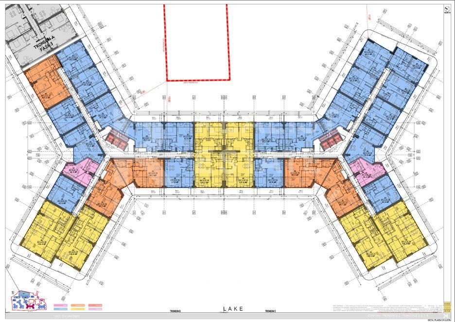 Vânzare apartament cu vedere spre lac, One Lake District - Schiță 8