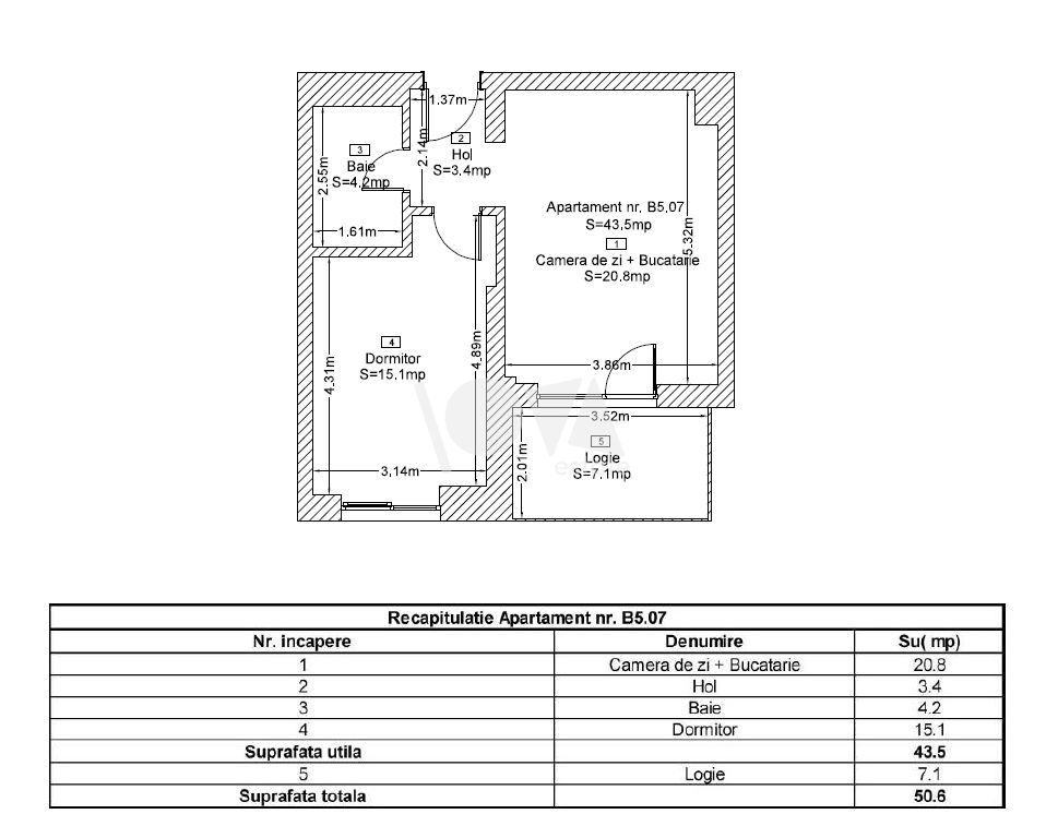 De închiriat: ap. 2 camere + parcare - NOU - Estoria - Nicolae Teclu - Poză 14