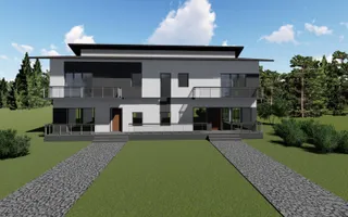 Duplex P+1+M, 251 mp utili, teren 340 mp – Domnești - Schiță 17