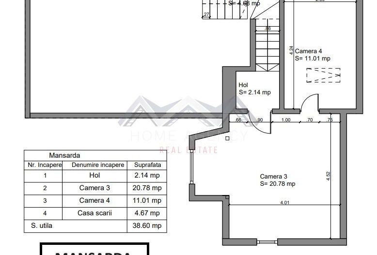 Casă P+M lângă Metrou / Domeni/Turda - Schiță 15