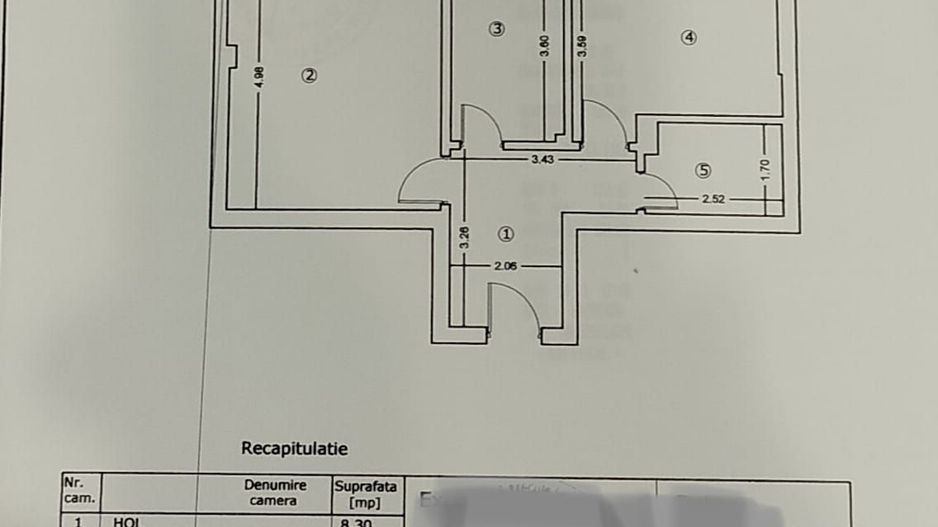 Apartament 2 Camere Rotar Park 1 - Schiță 10