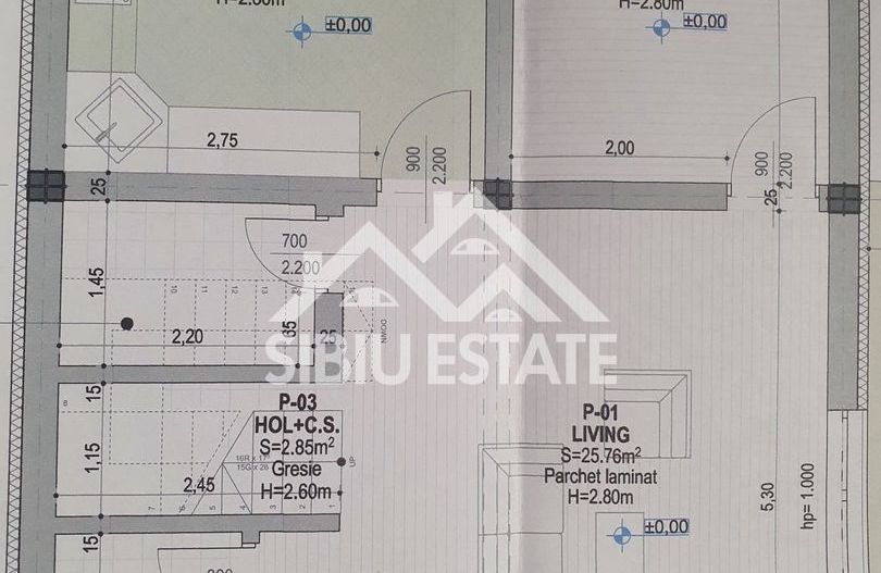 Casa unifamilala 5 camere curte proprie  Sura Mica zona Penny - Schiță 8