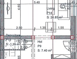 Duplex 4 camere | Zona Casa de Apă | Pompă Daikin | Încălzire în pardoseală - Schiță 9