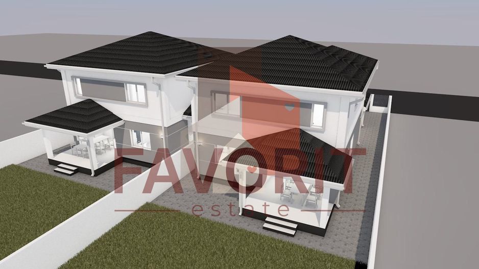 Duplex despartit prin camera tehnica. Carport. Pozitie excelenta - Poză 5