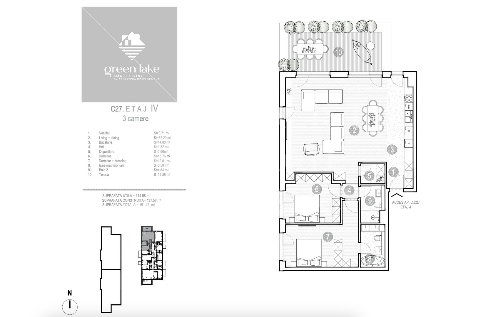 Vânzare, apartament spațios cu 3 camere - București - Poză 7