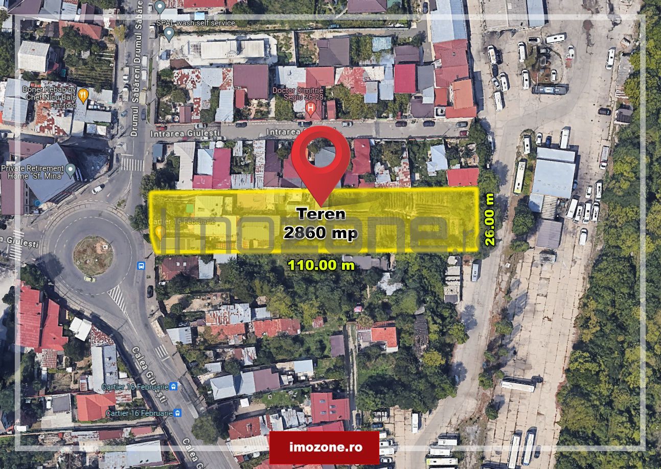 Teren investitii Calea Giulesti 2857 mp, desch. 26 ml, la strada, Comision 0 % - Poză 1