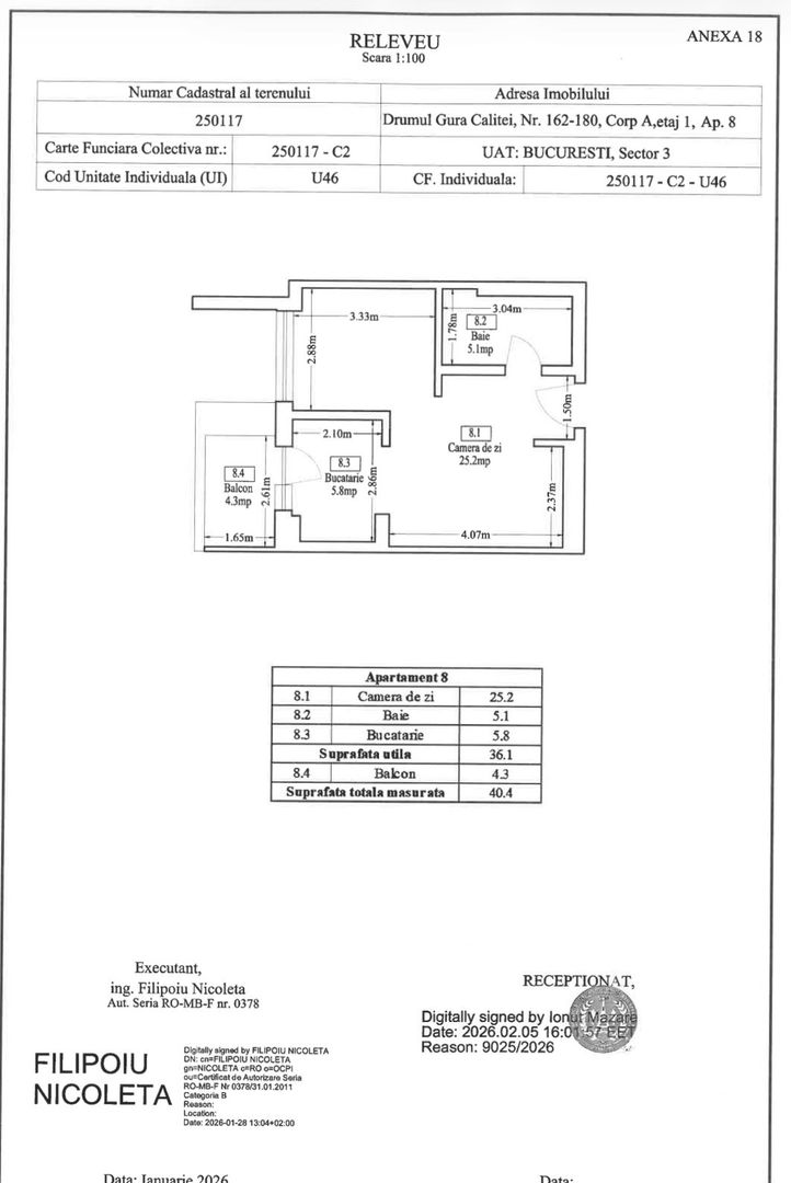 Titan | Gura Calitei | Astorium Life, Garsoniera premium, loc parcare - Schiță 16