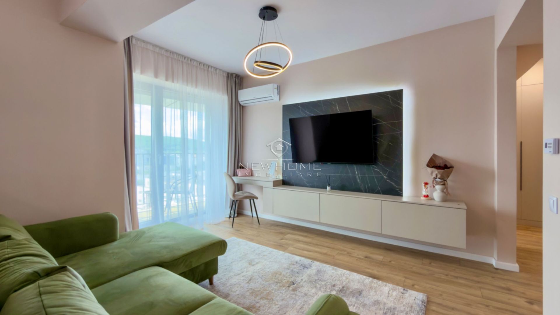 Apartament cu 2 camere, Parcare, West City Tower - Poză 9