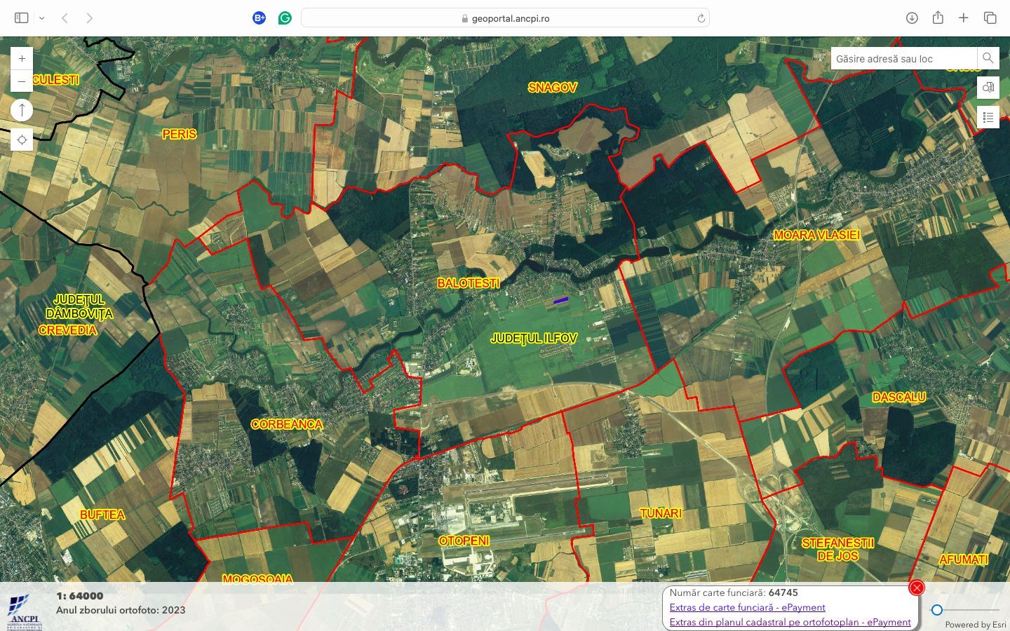 Teren intravilan cu destinatie rezidentiala 7.458 mp Balotesti - Poză 14
