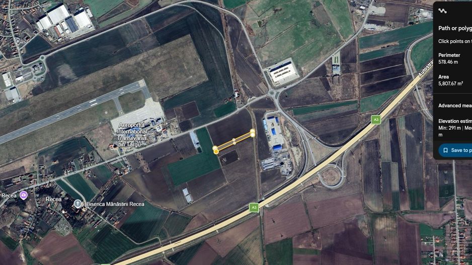 P 1191 - Teren de 5800 mp în jud. Mureș, Ungheni - Poză 3