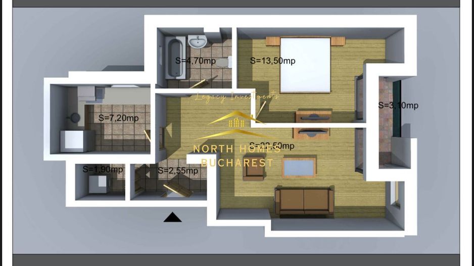 0 COMISION 2 Camere Colosseum Livrare Iulie 2024 - Poză 3