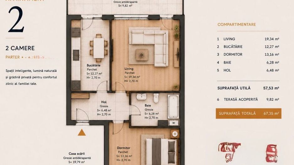 Soarelui – Braytim | Proiect Nou | Lift | Apartamente & S.A.D.-uri - Poză 20