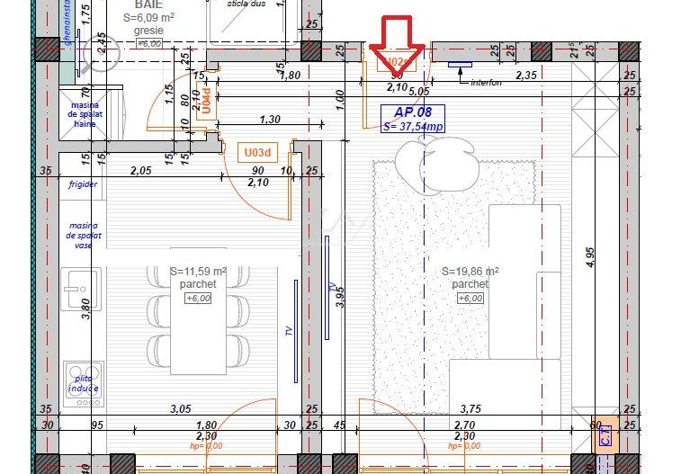 Bloc la asfalt. Loc de parcare. - Poză 8