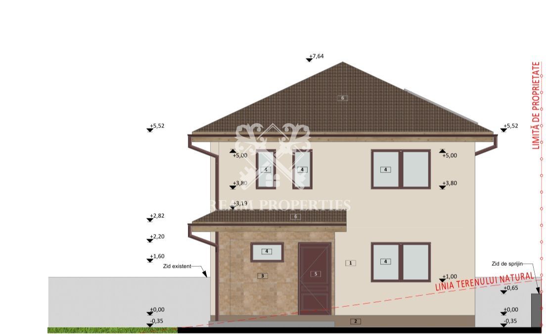 Casa individuala de vanzare, 4 camere, 3 bai, teren 450 mp, Sannicoara - Poză 4
