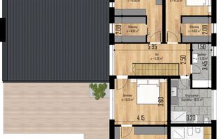 Vila premium Faget | 930 mp teren | Smart home | Finisaje de lux! - Schiță 19