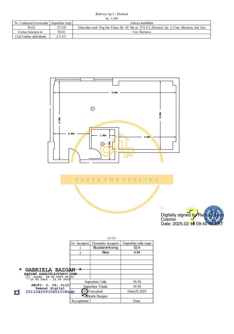 Apartament modern cu 2 camere /57mp/ in zona Bucium - Poză 10