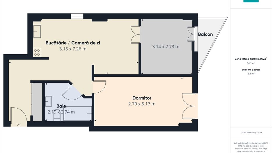 Apartament cochet cu 2 camere | A Residence Pipera - Poză 8