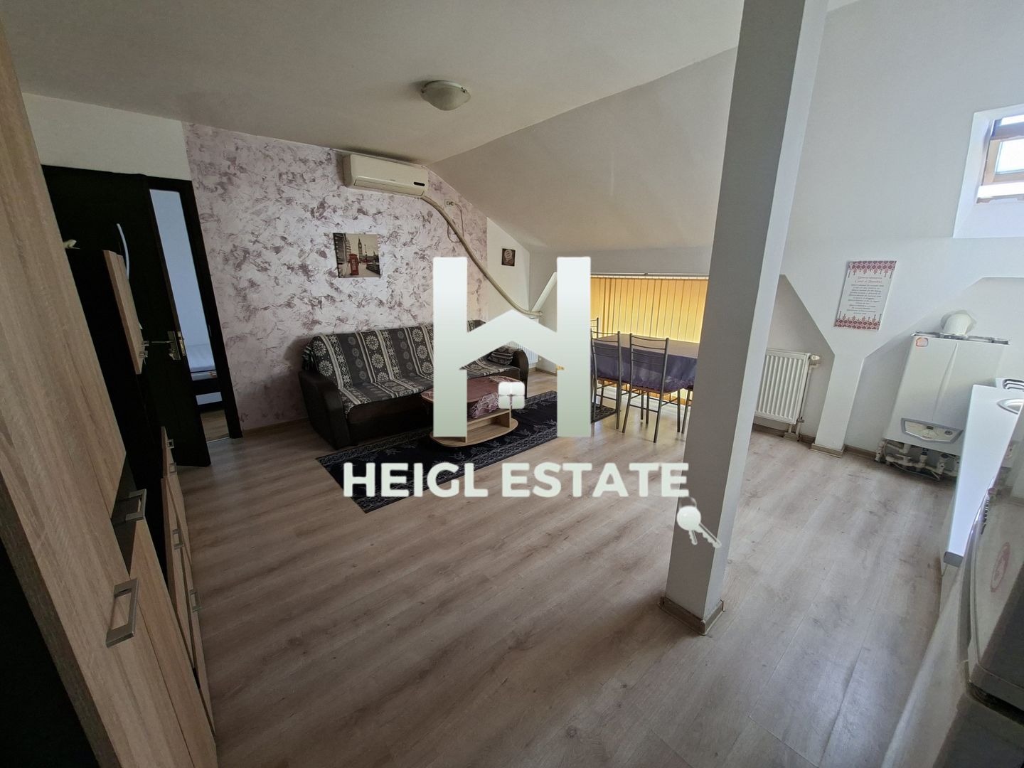 Apartament cu 2 camere, centrala proprie si aer conditionat in zona Sagului - Poză 1