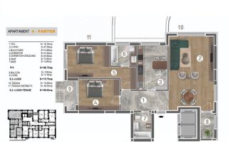 Apartament 3 camere de vanzare, terasa privata, zona Piata Sudului - Schiță 4
