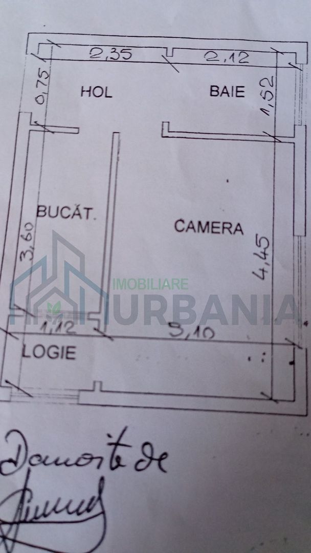 Apartament 1 cameră, etaj 1, Alexandru cel Bun, Iași - Poză 1