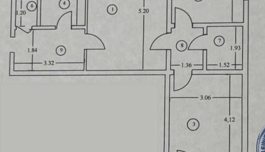 Apartament 3 camere bloc anvelopat Valea Ialomitei, Drumul Taberei - Schiță 6